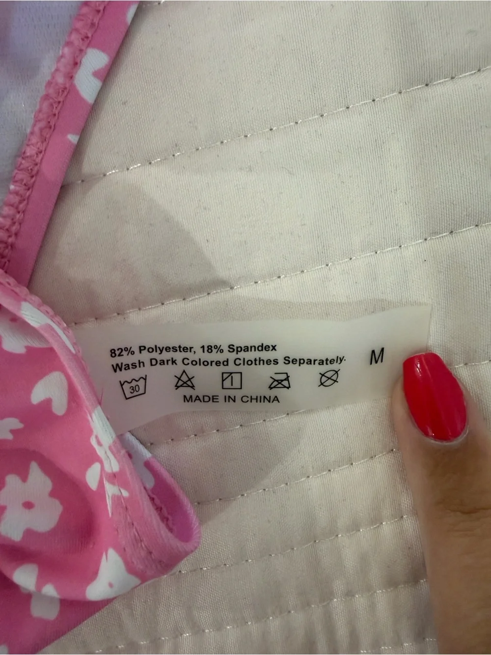 N/A pink bandeau